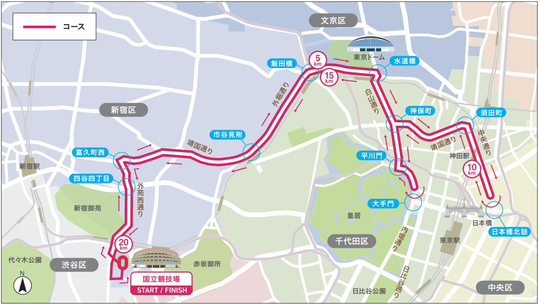 東京レガシーハーフマラソン出場奮闘記-「狂喜RUN部(マラソン部)」番外編