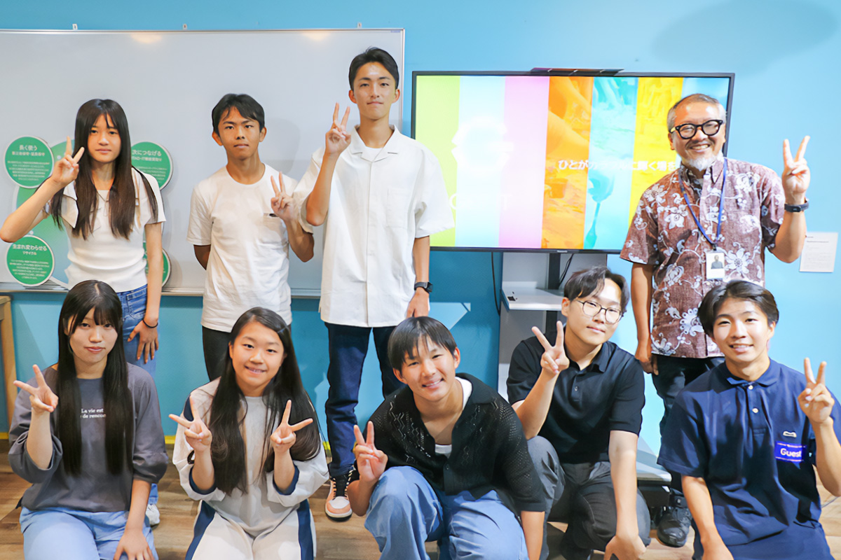 高校生向け起業家育成プログラム「高校ベンチャー留学」参加者が来社 代表取締役社長 廣田 優輝が講演&質疑応答を実施